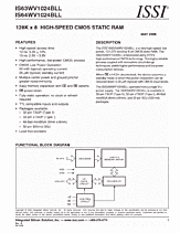 DataSheet IS64WV1024BLL pdf